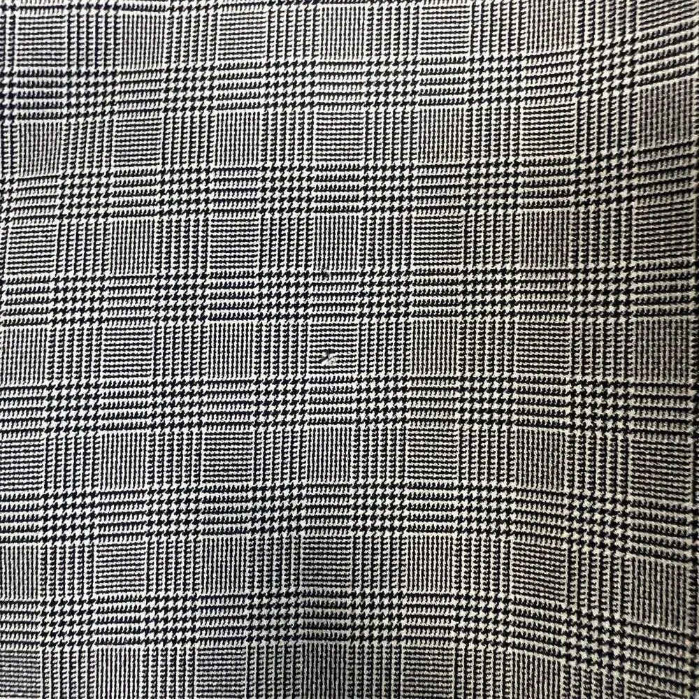 Mizzen & Main Gray Checkered Long Sleeve Button Down XL Trim Fit Mens